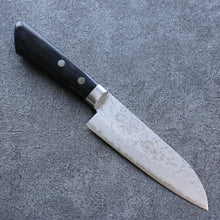  Seisuke VG10 Damascus Small Santoku Japanese Knife 135mm Black Pakka wood Handle - Japanny - Best Japanese Knife
