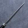 Seisuke VG10 Damascus Small Santoku 135mm Black Pakka wood Handle - Japanny - Best Japanese Knife