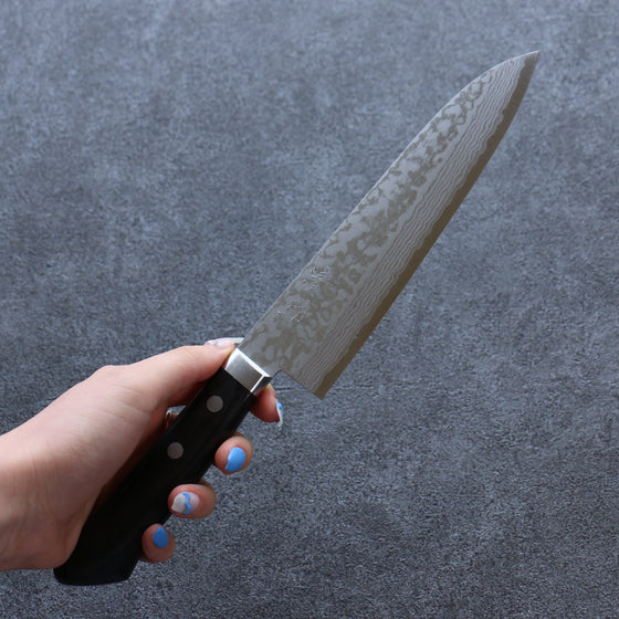 Seisuke VG10 Damascus Gyuto 180mm Black Pakka wood Handle - Japanny - Best Japanese Knife
