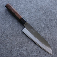  Seisuke Blue Super Kasumitogi Santoku 165mm Shitan Handle - Japanny - Best Japanese Knife