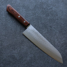  Seisuke VG1 Hammered Gyuto Japanese Knife 180mm Mahogany Handle - Japanny - Best Japanese Knife
