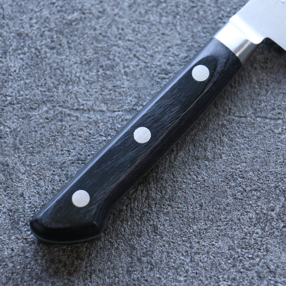 Seisuke VG10 Damascus Petty-Utility 80mm Black Pakka wood Handle - Japanny - Best Japanese Knife
