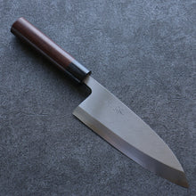  Seisuke Blue Steel Kasumitogi Deba  180mm Rosewood Handle - Japanny - Best Japanese Knife