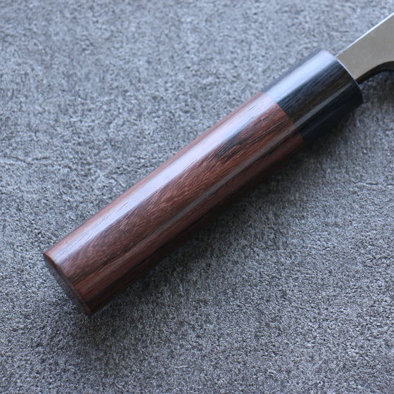 Seisuke Blue Steel Kasumitogi Deba 150mm Rosewood Handle - Japanny - Best Japanese Knife