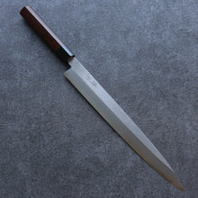  Seisuke Blue Steel Kasumitogi Yanagiba 300mm Rosewood Handle - Japanny - Best Japanese Knife
