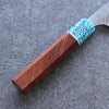 Yu Kurosaki Fujin SPG2 Hammered Gyuto  210mm Rosewood(ferrule: Turquoise with Ring) Handle - Japanny - Best Japanese Knife