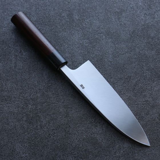 Seisuke White Steel Kasumitogi Deba 180mm Rosewood Handle - Japanny - Best Japanese Knife