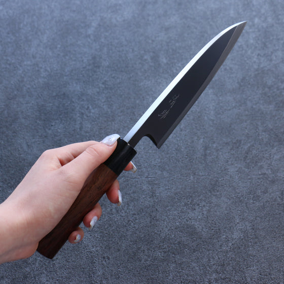 Seisuke White Steel Kasumitogi Deba 150mm Rosewood Handle - Japanny - Best Japanese Knife