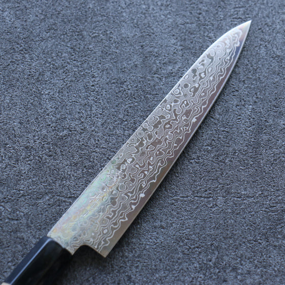 Misuzu AUS10 Damascus Migaki Finished Petty-Utility  150mm Magnolia Handle - Japanny - Best Japanese Knife