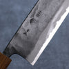 Kyohei  Shindo Blue Steel Black Finished Nakiri  170mm Live oak Lacquered Handle - Japanny - Best Japanese Knife