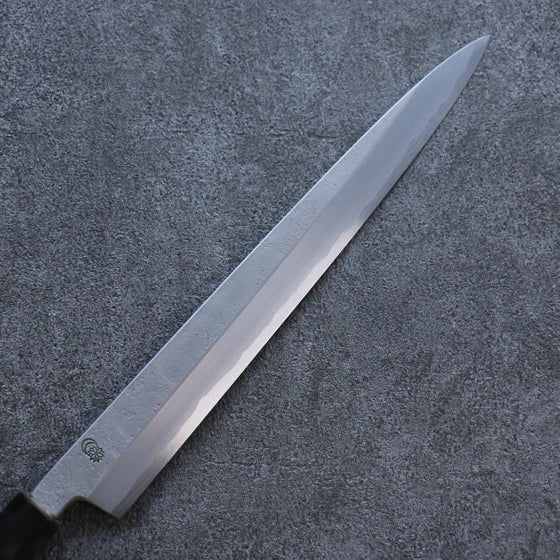 Kikuzuki White Steel No.2 Nashiji Yanagiba  300mm Magnolia Handle - Japanny - Best Japanese Knife