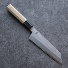 Kikuzuki White Steel No.2 Nashiji Kiritsuke Santoku 180mm Magnolia Handle - Japanny - Best Japanese Knife