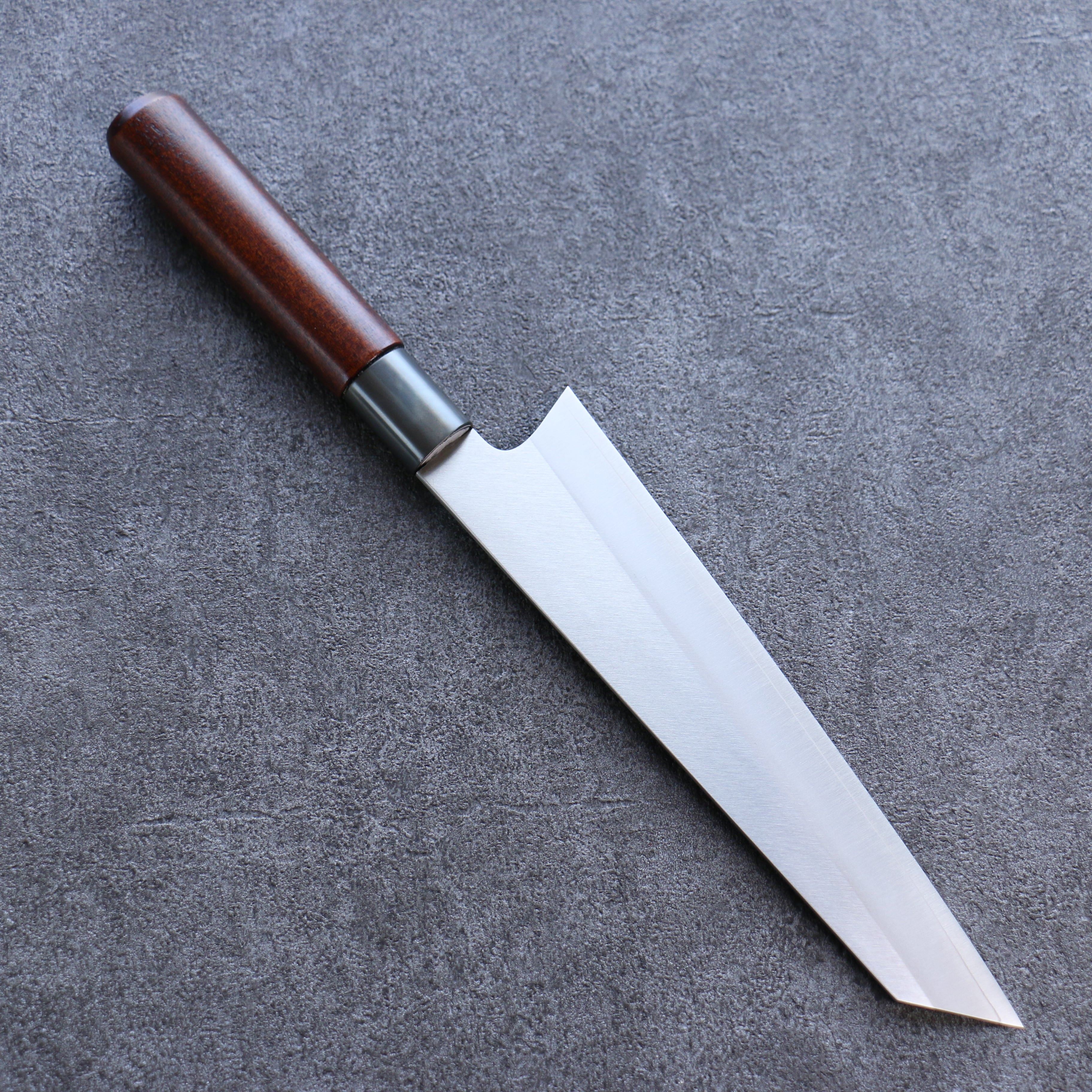 Misuzu VG10 Kasumitogi Kiritsuke Gyuto Japanese Knife 210mm Brown Lacquered  Handle - Japanny - Best Japanese Knife