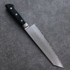 Seisuke VG5 Hammered Kasumitogi Kiritsuke Santoku 190mm Black Pakka wood Handle - Japanny - Best Japanese Knife