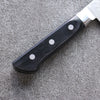 Seisuke VG5 Hammered Kasumitogi Santoku 160mm Black Pakka wood Handle - Japanny - Best Japanese Knife