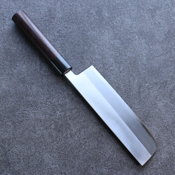 Seisuke White Steel Kasumitogi Nakiri 180mm Rosewood Handle - Japanny - Best Japanese Knife