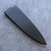 Black Magnolia Sheath for 210mm Deba with Plywood pin Kaneko - Japanny - Best Japanese Knife