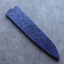  Blue Pakka wood Sheath for 240mm Gyuto with Plywood pin Kaneko - Japanny - Best Japanese Knife