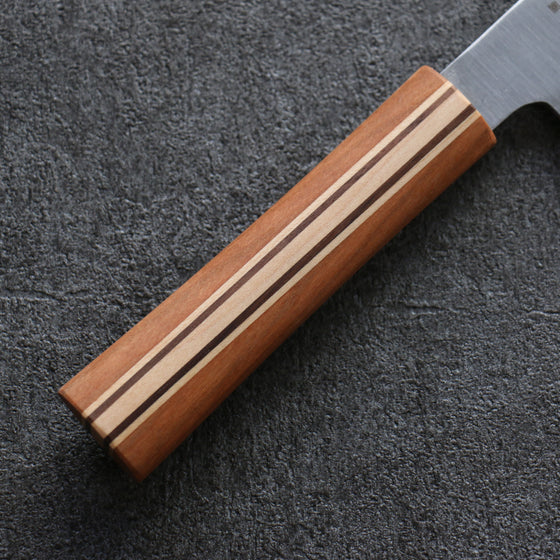 Shigeki Tanaka Majiro Silver Steel No.3 Santoku  165mm Maple, Cherry, Walnut Handle - Japanny - Best Japanese Knife
