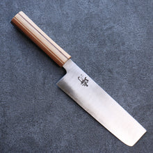  Shigeki Tanaka Majiro Silver Steel No.3 Nakiri 165mm Maple, Cherry, Walnut Handle - Japanny - Best Japanese Knife