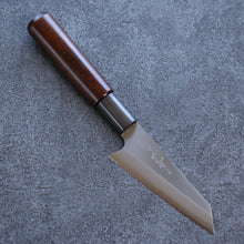  Misuzu VG10 Kasumitogi Kiritsuke Petty-Utility 105mm Brown Lacquered Handle - Japanny - Best Japanese Knife
