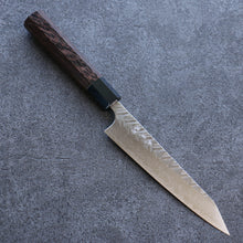  Yoshimi Kato R2/SG2 Hammered ( V ) Kiritsuke Petty-Utility 150mm Wenge Handle - Japanny - Best Japanese Knife