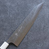 Yu Kurosaki Fujin SPG2 Hammered Gyuto  240mm Stabilized wood (Birch Burl) Handle - Japanny - Best Japanese Knife