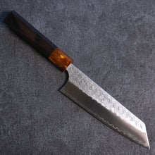  Yoshimi Kato Minamo R2/SG2 Hammered Bunka 165mm Ebony Wood Handle - Japanny - Best Japanese Knife