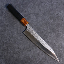  Yoshimi Kato Minamo R2/SG2 Hammered Kiritsuke Gyuto 210mm Ebony Wood Handle - Japanny - Best Japanese Knife
