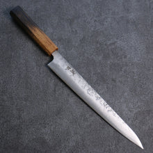  Seisuke SLD Washiji Sujihiki Japanese Knife 240mm Burnt Oak Handle - Japanny - Best Japanese Knife
