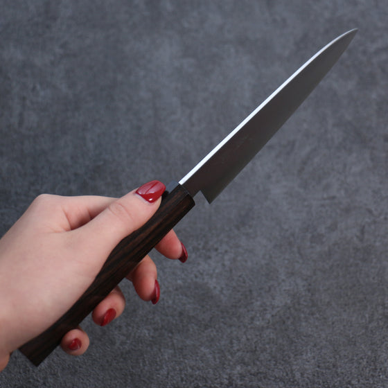 Seisuke SG2 Petty-Utility 135mm Ebony Wood Handle - Japanny - Best Japanese Knife