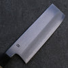 Kikuzuki White Steel No.2 Kasumitogi Nakiri 180mm Magnolia Handle - Japanny - Best Japanese Knife