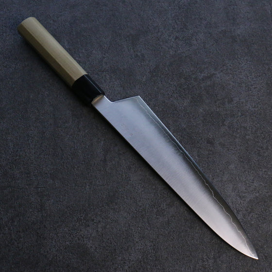 Kikuzuki Silver Steel No.3 Kasumitogi Gyuto 240mm Magnolia Handle - Japanny - Best Japanese Knife