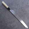 Kikuzuki Silver Steel No.3 Kasumitogi Kiritsuke Yanagiba 270mm Magnolia Handle - Japanny - Best Japanese Knife
