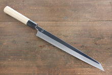  Choyo White Steel Mirrored Finish Kengata Yanagiba 300mm Magnolia Handle - Japanny - Best Japanese Knife