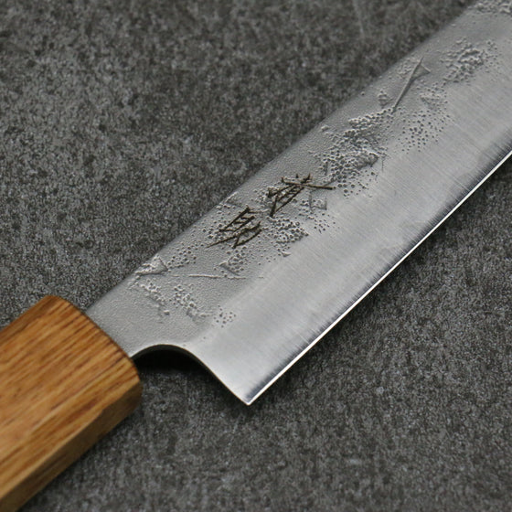 Seisuke SLD Washiji Petty-Utility 135mm Burnt Oak Handle - Japanny - Best Japanese Knife