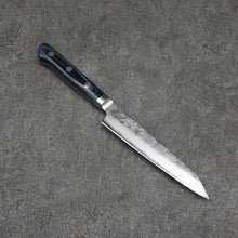  Seisuke Blue Steel No.2 Nashiji Kiritsuke Petty-Utility 145mm Navy blue Pakka wood Handle - Japanny - Best Japanese Knife