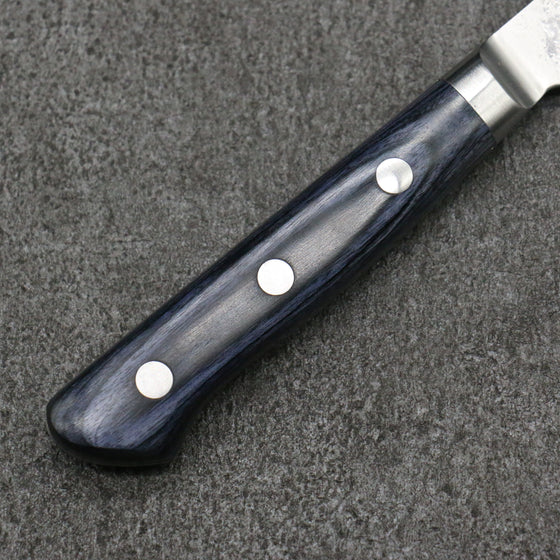 Seisuke Blue Steel No.2 Nashiji Kiritsuke Petty-Utility 145mm Navy blue Pakka wood Handle - Japanny - Best Japanese Knife