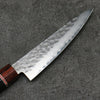 Seisuke VG10 Small Santoku 135mm Black Pakka wood Handle - Japanny - Best Japanese Knife