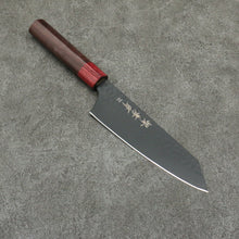  Sakai Takayuki Kurokage VG10 Hammered Teflon Coating Kiritsuke Santoku 160mm Rosewood Handle - Japanny - Best Japanese Knife
