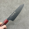 Sakai Takayuki Kurokage VG10 Hammered Teflon Coating Kiritsuke Santoku 160mm Rosewood Handle - Japanny - Best Japanese Knife