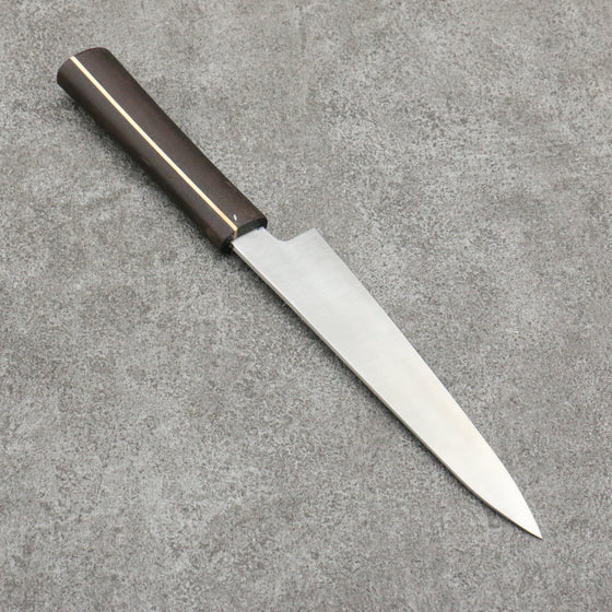 Shigeki Tanaka Majiro Silver Steel No.3 Petty-Utility Japanese Knife 150mm Ebony Wood Handle - Japanny - Best Japanese Knife