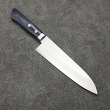  Kunihira Sairyu VG10 Damascus Gyuto 180mm Navy blue Pakka wood Handle - Japanny - Best Japanese Knife