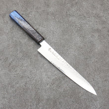  Sakai Takayuki Rinnou VG10 33 Layer Damascus Petty-Utility Japanese Knife 180mm Blue Lacquered Handle - Japanny - Best Japanese Knife