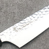 Sakai Takayuki Rinnou VG10 33 Layer Damascus Kengata Santoku 160mm Red Lacquered Handle - Japanny - Best Japanese Knife