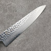 Sakai Takayuki Rinnou VG10 33 Layer Damascus Gyuto 210mm Blue Lacquered Handle - Japanny - Best Japanese Knife