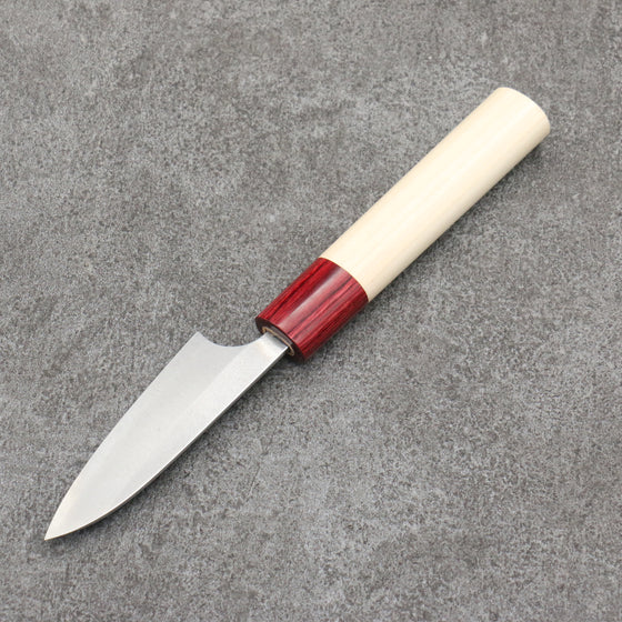 Masakage Yuki White Steel No.2 Nashiji Paring 75mm Magnolia Handle - Japanny - Best Japanese Knife