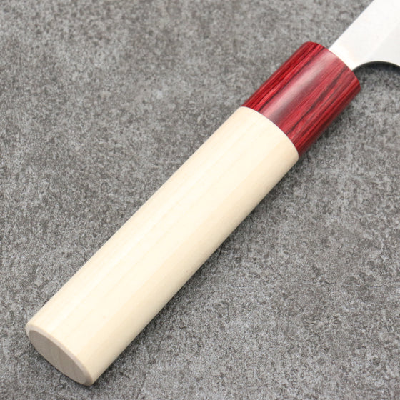 Masakage Yuki White Steel No.2 Nashiji Paring 75mm Magnolia Handle - Japanny - Best Japanese Knife