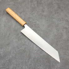  Seisuke Silver Steel No.3 Migaki Polish Finish Kiritsuke Gyuto Japanese Knife 240mm White Oak Handle - Japanny - Best Japanese Knife