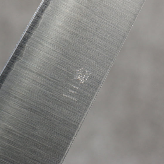 Seisuke Silver Steel No.3 Migaki Polish Finish Sujihiki 240mm White Oak Handle - Japanny - Best Japanese Knife